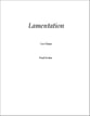 Lamantation piano sheet music cover
